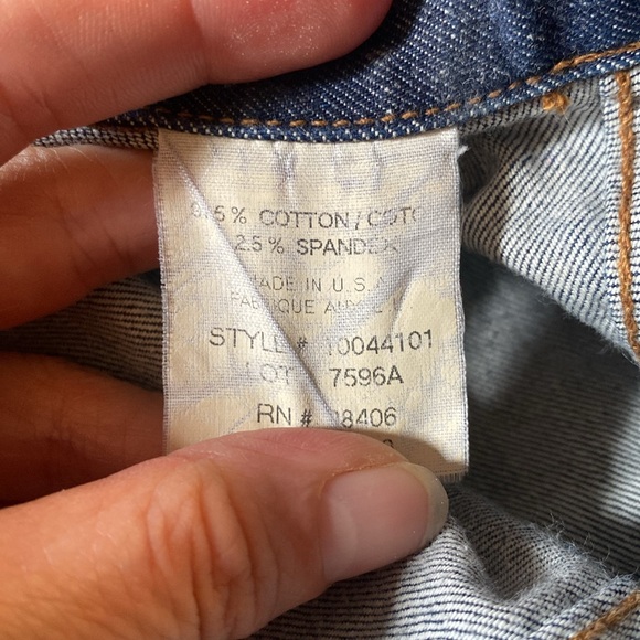 Theory Dark Denim Jacket - Picture 6 of 6